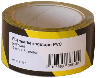 Waarschuwingstape IEZZY breekbaar 50mmx66m oranje/zwart-2