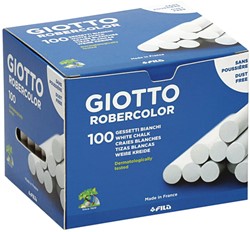 Schoolbordkrijt Giotto wit doos à 100 stuks