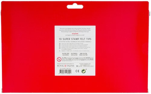 Stempel Bruynzeel Kids Super Stamp set à 10 kleuren-3