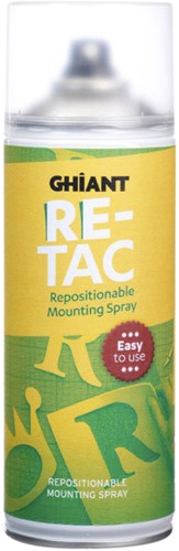 Lijmspray Ghiant High-Tac re-positioneerbaar 400ml