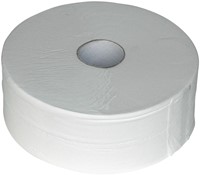 Toiletpapier Euro Products P4 maxi jumbo 2l recycled 380m wit 240238-2