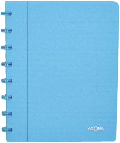 Schrift Atoma A5 blanco 144blz 90gr PP transparant assorti-3