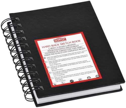 Schetsboek Derwent Big Book A5 harde kaft-3