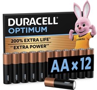 Batterij Duracell Optimum 12x AA-3