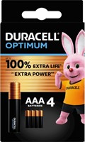 Batterij Duracell Optimum 4x AAA