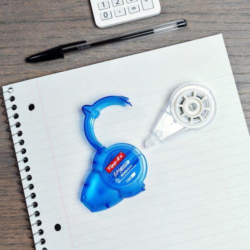 Correctietape Tipp-Ex easy refill ecolutions + refill 5mmx14m blister à 1+1-2