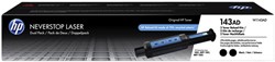 TONER HP HP 143A NAVULLING  W1143AD 2x zwart