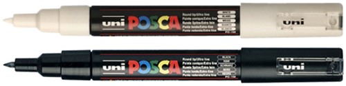 Verfstift Posca PC1MC extra fijn wit-3