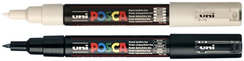 Verfstift Posca PC1MC extra fijn zwart-6