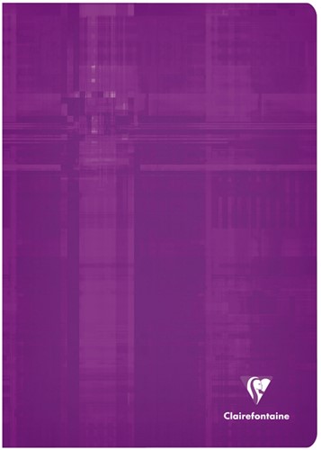 Schrift Clairefontaine A4 ruit 4x8mm 80 pagina's 90gr assorti-3