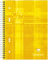 Collegeblok Clairefontaine Studium A5+ ruit 5x5mm 6-gaats 80 pagina's assorti-2