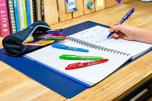Rollerpen PILOT friXion medium zwart blister à 3 stuks-2