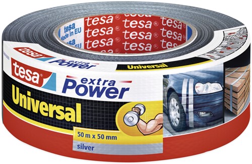 Duct tape tesa® extra Power Universal 50mx50mm grijs