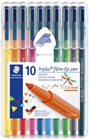 Kleurstift Staedtler 323 Triplus color à 10 stuks assorti