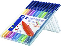 Kleurstift Staedtler 323 Triplus color à 10 stuks assorti-1