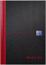 Notitieboek Oxford Black n' Red A5 96vel lijn