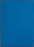Voorblad GBC A4 lederlook met venster blauw 50 stuks