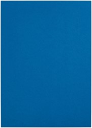 Voorblad GBC A4 lederlook met venster blauw 50 stuks
