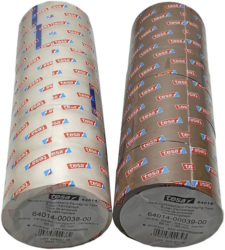 Verpakkingstape Tesa 50mmx66m PP bruin-2