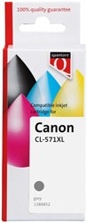 Inktcartridge Quantore Canon CLI-571XL grijs