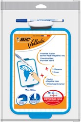 Whiteboard Bic Velleda 19x26cm inclusief stift en wisser