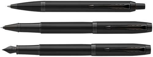 Rollerpen Parker IM Achromatic matt black fijn-2