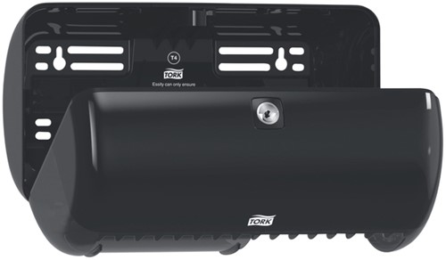 Toiletpapierdispenser Tork T4 Elevation duo zwart 557008-1