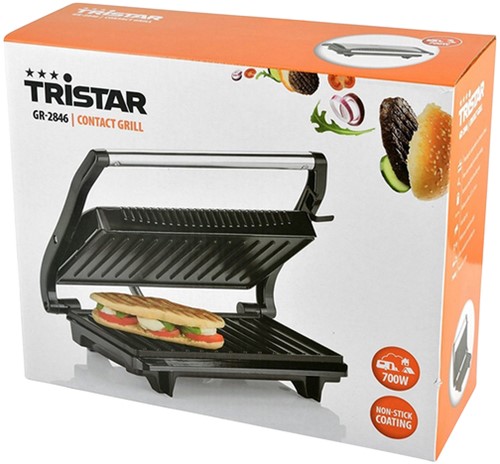 Tosti grillplaat Tristar GR-2650 zwart-2