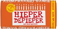 Chocolade Tony's Chocolonely melk karamel zeezout hieper de pieper reep 180gr