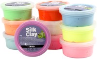 Klei Silk Clay basic-2 10 x 40gr 10 neon kleuren-2