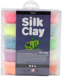 Klei Silk Clay basis 2 40gr assorti