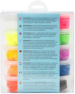 Klei Foam Clay basic 10 x 35gr 10 kleuren-3