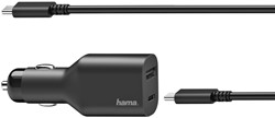 Autolader Hama USB-C notebook 5-20V/70W zwart