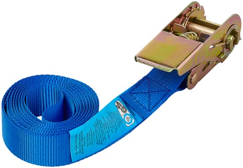 Spanband ProPlus blauw met ratel 3,5m-2
