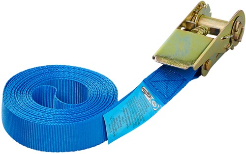 Spanband ProPlus blauw met ratel 5m-3