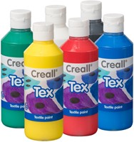 Textielverf Creall Tex 6 stuks 6 kleuren à 250ml