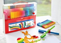 Kleurstiften Faber-Castell Connector assorti cadeauset à 80 stuks-4