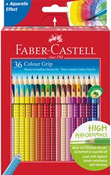 Kleurpotloden Faber Castell Grip set à 36 stuks assorti