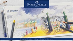 Kleurpotloden Faber Castell Goldfaber set à 36 stuks assorti