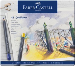 Kleurpotloden Faber Castell Goldfaber set à 48 stuks assorti