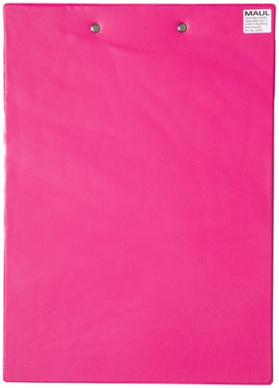 Klembord MAUL A4 staand PVC neon roze-2