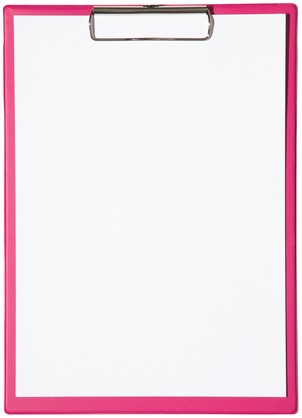 Klembord MAUL A4 staand PVC neon roze-3