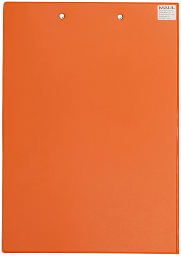Klembordmap MAUL A4 staand met penlus PVC neon oranje-2