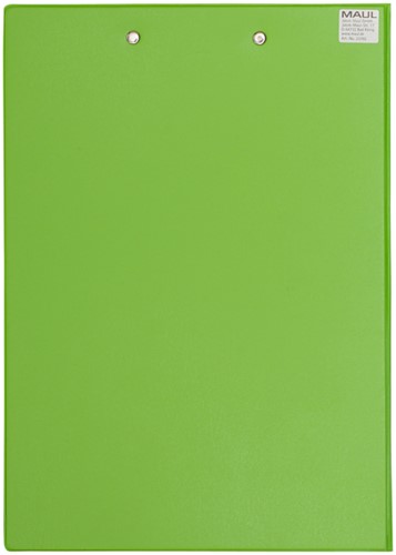 Klembordmap MAUL A4 staand met penlus PVC neon groen-6