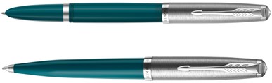 Balpen Parker 51 teal CT medium-2