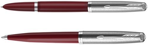 Vulpen Parker 51 burgundy CT fijn-1