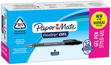 Gelschrijver Paper Mate FlexGrip medium zwart-2