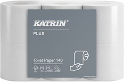 Toiletpapier Katrin Plus 3-laags wit 143vel 48rollen