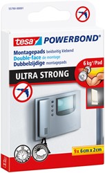 Montage pad tesa® Powerbond Ultra Strong dubbelzijdig 2x6cm 9 stuks