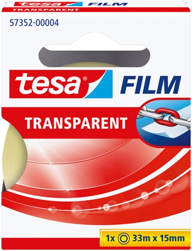 Plakband tesafilm® 33mx15mm Transparant in doosje